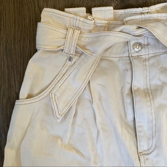 Free People Nova Denim Paperbag Shorts - Picture 6 of 9